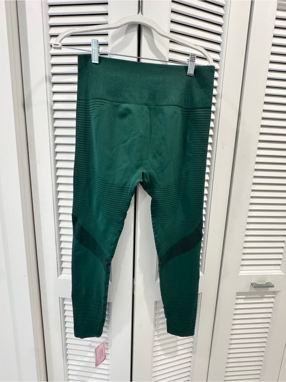 High-Waist Seamless Leggings in Emerald Green